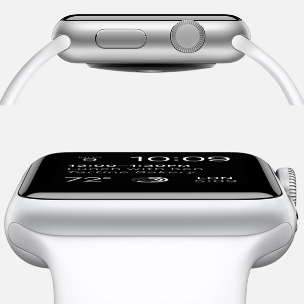 ویدیو ساعت اپل Apple Watch Watch Silver Aluminum Case White Sport Band 42mm، ویدیو ساعت اپل بدنه آلومینیوم نقره ای بند اسپرت سفید 42 میلیمتر