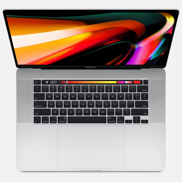 تصاویر مک بوک پرو 2019 نقره ای 16 اینچ با تاچ بار مدل MVVM2، تصاویر MacBook Pro MVVM2 Silver 16 inch with Touch Bar 2019