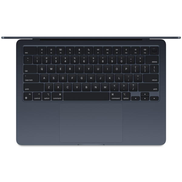 عکس مک بوک ایر 13 اینچ M5 مدل MDHK4 میدنایت 2026، عکس MacBook Air 13 inch M5 MDHK4 Midnight 2026