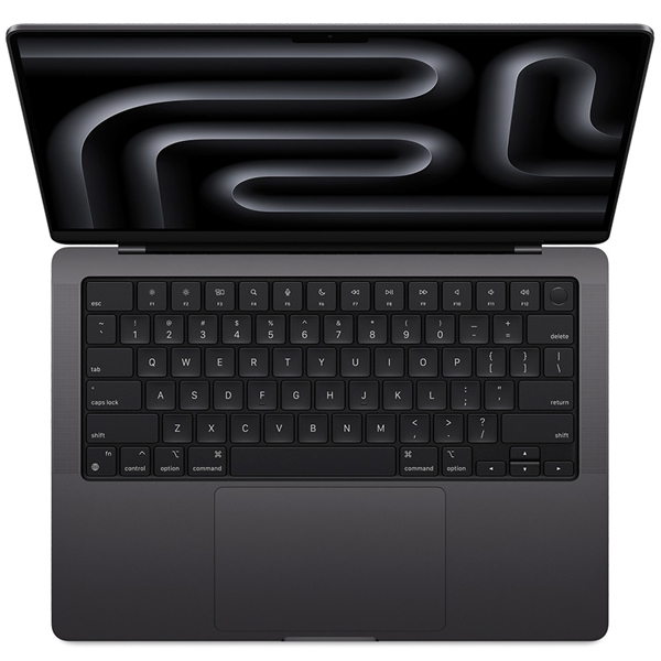 عکس مک بوک پرو ام 4 مدل MW2U3 رنگ مشکی 14 اینچ 2024، عکس MacBook Pro M4 MW2U3 Space Black 14 inch 2024