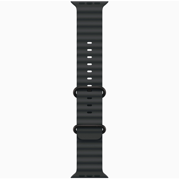 آلبوم ساعت اپل اولترا 2 Apple Watch Ultra 2 Black Titanium Case with Black Ocean Band، آلبوم ساعت اپل اولترا 2 بدنه تیتانیوم مشکی و بند اوشن مشکی