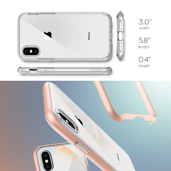 آلبوم iPhone X Case Spigen Neo Hybrid Crystal، آلبوم قاب آیفون ایکس اسپیژن مدل Neo Hybrid Crystal
