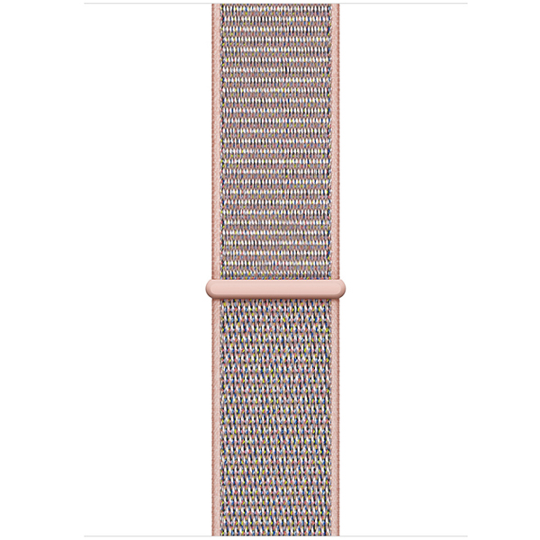 آلبوم ساعت اپل سری 4 سلولار بدنه آلومینیوم طلایی و بند اسپرت لوپ صورتی 44 میلیمتر، آلبوم Apple Watch Series 4 Cellular Gold Aluminum Case with Pink Sand Sport Loop 44mm