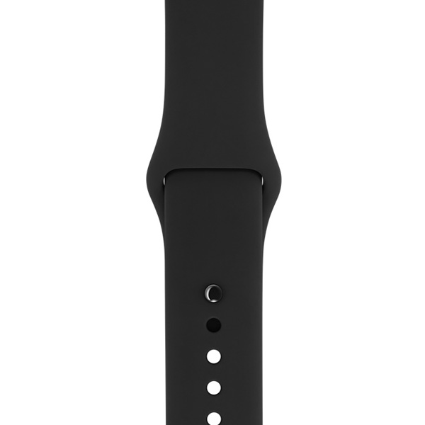 آلبوم ساعت اپل سری 1 بدنه آلومینیوم خاکستری و بند اسپرت مشکی 42 میلیمتر، آلبوم Apple Watch Series 1 Space Gray Aluminum Case with Black Sport Band 42mm