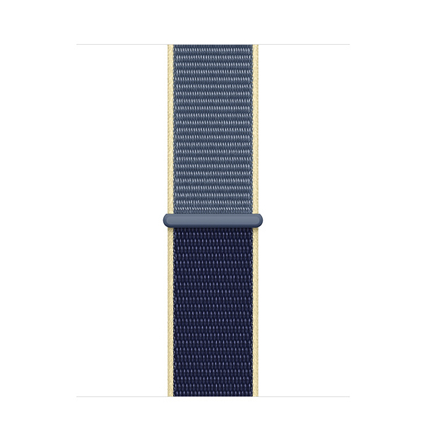 آلبوم ساعت اپل سری 5 سلولار Apple Watch Series 5 Cellular Stainless Steel Case with Alaskan Blue Sport Loop 40 mm، آلبوم ساعت اپل سری 5 سلولار بدنه استیل نقره ای و بند اسپرت لوپ 40 میلیمتر Alaskan Blue