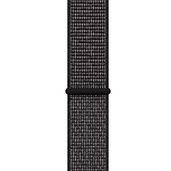 آلبوم ساعت اپل سری 4 نایکی پلاس سلولار بدنه آلومینیوم خاکستری و بند مشکی نایکی اسپرت لوپ 40 میلیمتر، آلبوم Apple Watch Series 4 Nike+ Cellular Space Gray Aluminum Case with Black Nike Sport Loop 40mm