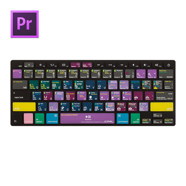 عکس روکش محافظ کیبورد جی سی پال طرح Adobe Premiere Pro، عکس Keyboard Protector VerSkin Adobe Premiere Pro Shortcut