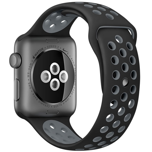 آلبوم ساعت اپل سری 2 نایکی پلاس Apple Watch Series 2 Nike+ Space Gray Aluminum Case Black/Cool Gray Nike Sport Band 42mm، آلبوم ساعت اپل سری 2 نایکی پلاس بدنه آلومینیوم خاکستری بند اسپرت نایکی مشکی خاکستری 42
