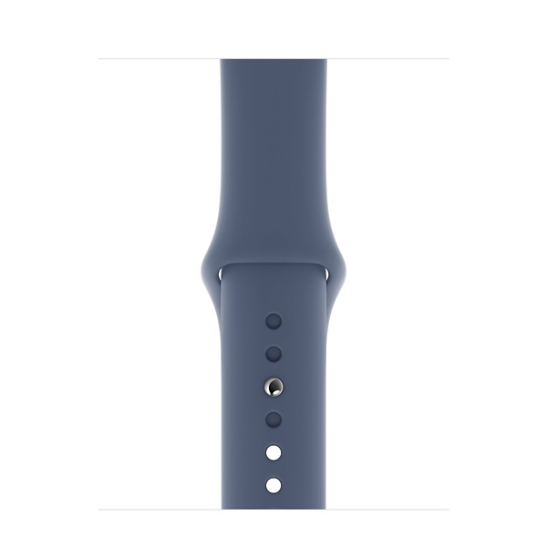 آلبوم ساعت اپل سری 5 جی پی اس بدنه آلومینیوم نقره ای و بند اسپرت آبی 44 میلیمتر، آلبوم Apple Watch Series 5 GPS Silver Aluminum Case with Alaskan Blue Sport Band 44 mm