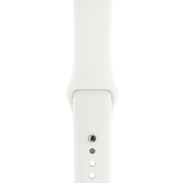 آلبوم ساعت اپل سری 3 جی پی اس Apple Watch Series 3 GPS Silver Aluminum Case with White Sport Band 38mm، آلبوم ساعت اپل سری 3 جی پی اس بدنه آلومینیومی نقره ای با بند سفید اسپرت 38 میلیمتر
