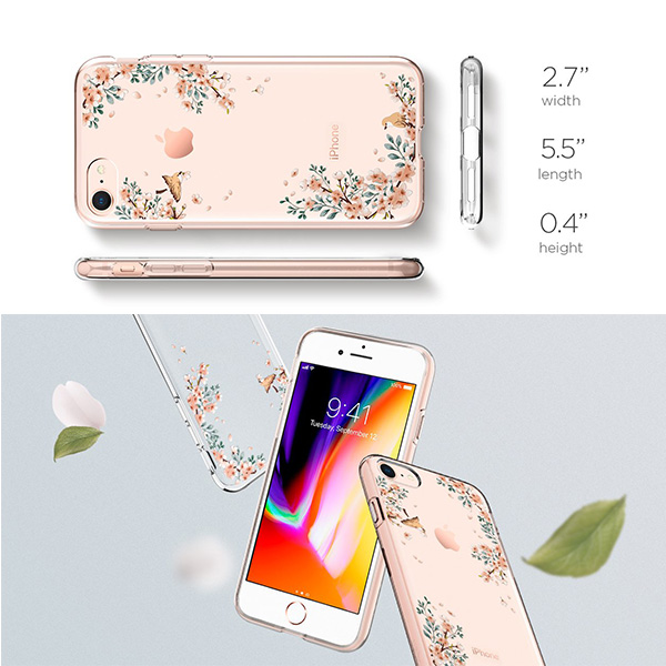 ویدیو قاب آیفون 8/7 اسپیژن مدل Liquid Crystal Blossom، ویدیو iPhone 8/7 Case Spigen Liquid Crystal Blossom (22290)