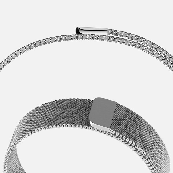 گالری ساعت اپل Apple Watch Watch Stainless Steel Case with Milanese Loop Band 38mm، گالری ساعت اپل بدنه استیل بند میلان فلزی 38 میلیمتر