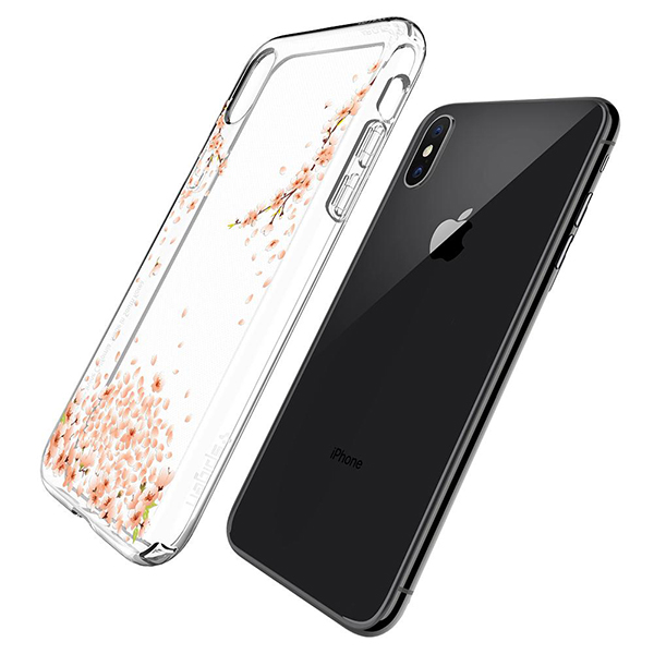 آلبوم iPhone X Case Spigen Liquid Crystal Blossom (22121)، آلبوم قاب آیفون ایکس اسپیژن مدل Liquid Crystal Blossom