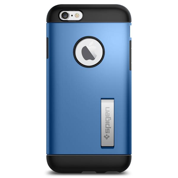 تصاویر قاب اسپیگن مدل Slim Armor آبی مناسب برای آیفون 6 و 6 اس، تصاویر iPhone 6s/6 Case Spigen Slim Armor Blue