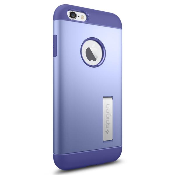 عکس iPhone 6s/6 Case Spigen Slim Armor Violet، عکس قاب اسپیگن مدل Slim Armor بنفش مناسب برای آیفون 6 و 6 اس