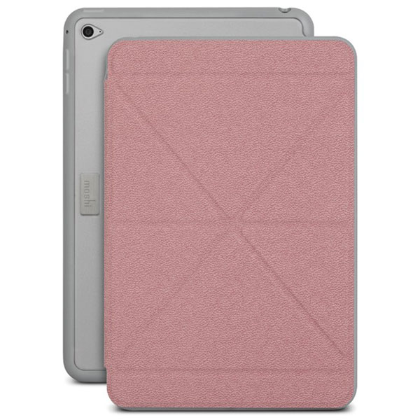 تصاویر اسمارت کیس موشی ورسا کاور صورتی آیپد مینی 4، تصاویر iPad Mini 4 Smart Case Moshi VersaCover Pink