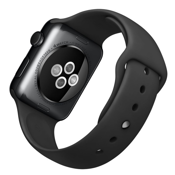 آلبوم ساعت اپل Apple Watch Watch Black Stainless Steel Case with Black Sport Band 42mm، آلبوم ساعت اپل بدنه استیل مشکی بند اسپرت مشکی 42 میلیمتر