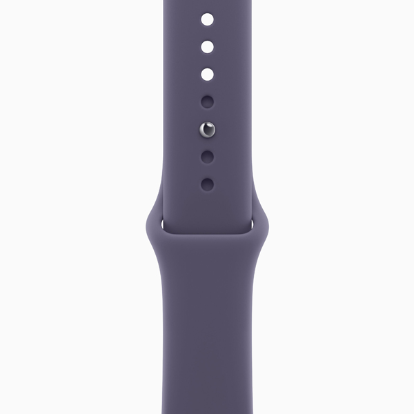 آلبوم ساعت اپل سری 11 Apple Watch Series 11 Silver Aluminum Case with Purple Fog Sport Band 42mm، آلبوم ساعت اپل سری 11 نقره ای و بند اسپرت بنفش 42 میلیمتر