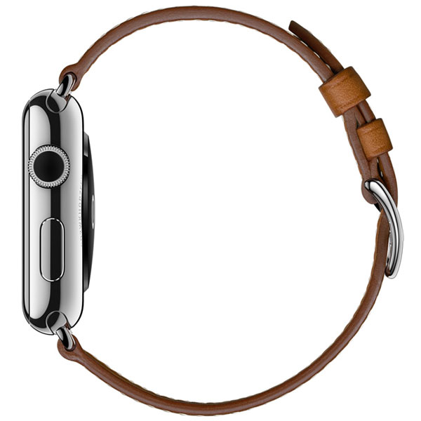 آلبوم ساعت اپل هرمس Apple Watch Hermes Single Tour 42mm Brown Fauve Barenia Leather Band، آلبوم ساعت اپل هرمس تک دور 42 میلیمتر بدنه استیل و بند چرمی فاو بارنیا