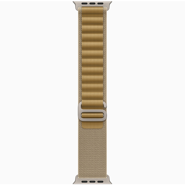 آلبوم ساعت اپل اولترا 2 Apple Watch Ultra 2 Natural Titanium Case with Tan Alpine Loop، آلبوم ساعت اپل اولترا 2 بدنه تیتانیوم نچرال و بند آلپاین تن