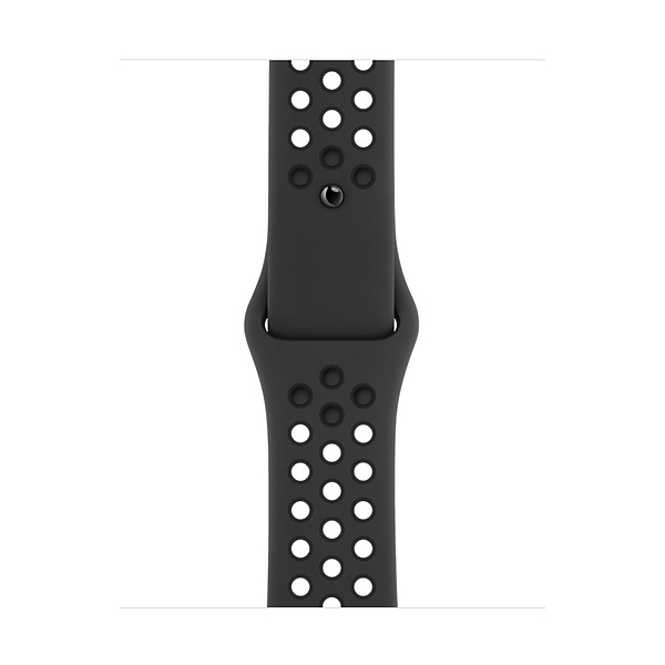 آلبوم ساعت اپل سری 6 نایکی بدنه آلومینیم خاکستری و بند نایکی مشکی 40 میلیمتر، آلبوم Apple Watch Series 6 Nike Space Gray Aluminum Case with Anthracite/Black Nike Sport Band 40mm