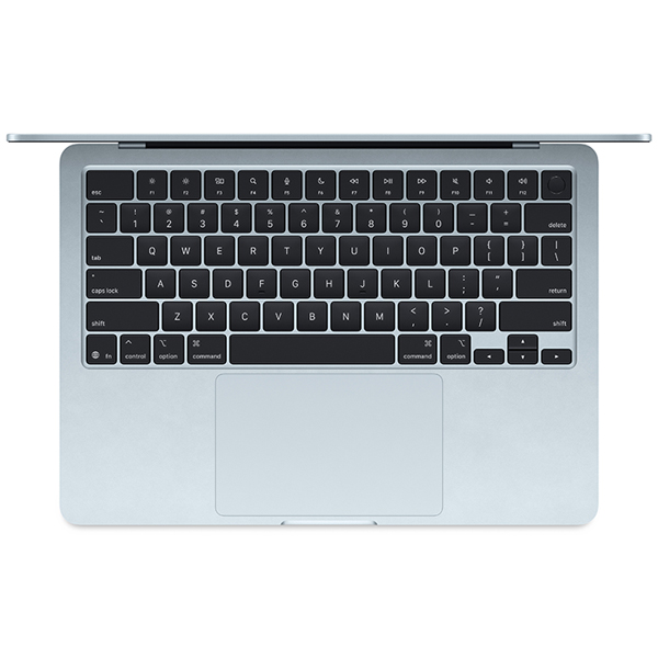 عکس مک بوک ایر 13 اینچ M5 مدل MDHJ4 آبی 2026، عکس MacBook Air 13 inch M5 MDHJ4 Sky Blue 2026