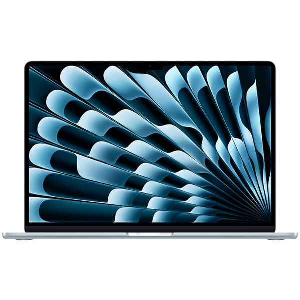 تصاویر مک بوک ایر 15 اینچ M4 مدل MC7D4 آبی 2025، تصاویر MacBook Air 15 inch M4 MC7D4 Sky Blue 2025