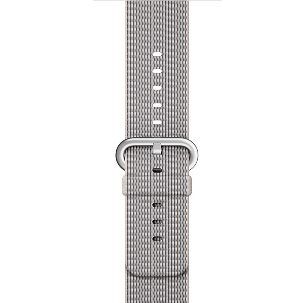 ویدیو ساعت اپل بدنه استیل بند نایلون صدفی 42 میلیمتر، ویدیو Apple Watch Watch Stainless Steel Case with Pearl Woven Nylon 42mm