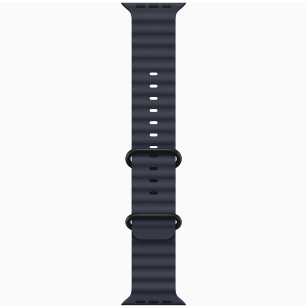 آلبوم ساعت اپل اولترا 2 بدنه تیتانیوم مشکی و بند اوشن آبی، آلبوم Apple Watch Ultra 2 Black Titanium Case with Navy Ocean Band