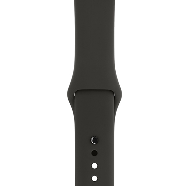 آلبوم ساعت اپل سری 3 جی پی اس بدنه آلومینیومی خاکستری با بند خاکستری اسپرت 42 میلیمتر، آلبوم Apple Watch Series 3 GPS Space Gray Aluminum Case with Gray Sport Band 42mm