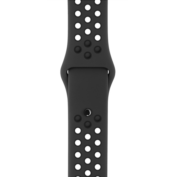 گالری ساعت اپل سری 2 نایکی پلاس Apple Watch Series 2 Nike+ Space Gray Aluminum Case Anthracite/Black Nike Sport Band 38mm، گالری ساعت اپل سری 2 نایکی پلاس بدنه آلومینیوم خاکستری بند اسپرت نایکی زغالی 38 میلیمتر