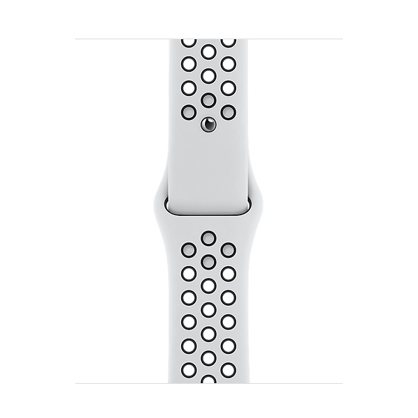آلبوم ساعت اپل اس ای نایکی Apple Watch SE Nike Silver Aluminum Case with Pure Platinum/Black Nike Sport Band 40mm، آلبوم ساعت اپل اس ای نایکی بدنه آلومینیم نقره ای و بند نایکی سفید و مشکی 40 میلیمتر