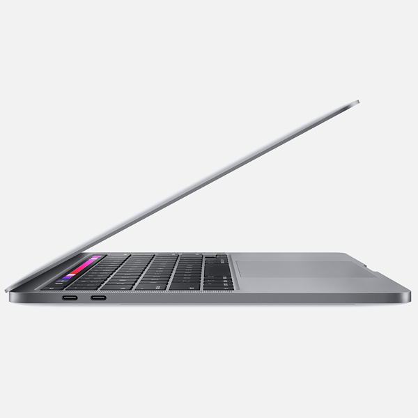 عکس مک بوک پرو ام 1 کاستمایز هارد 1 ترابایت خاکستری 13 اینچ 2020، عکس MacBook Pro M1 Space Gray 13 inch 2020 CTO 1TB