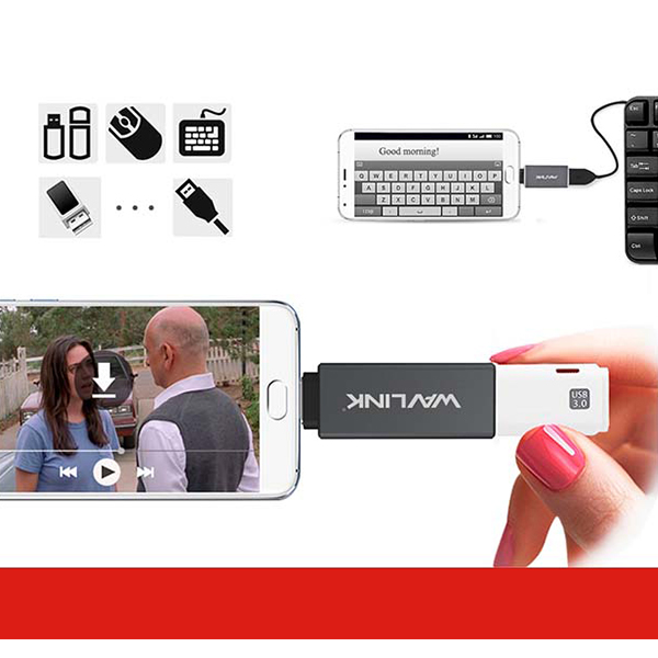 ویدیو USB 3.0 to USB-C Adapter WavLink WL-CAU3C3A1، ویدیو تبدیل یو اس بی 3.0 به یو اس بی سی ویولینک مدل WL-CAU3C3A1