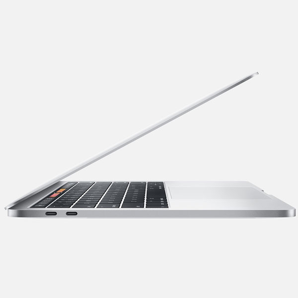 عکس مک بوک پرو MacBook Pro MR9U2 Silver 13 inch with Touch Bar 2018، عکس مک بوک پرو 2018 نقره ای 13 اینچ با تاچ بار مدل MR9U2