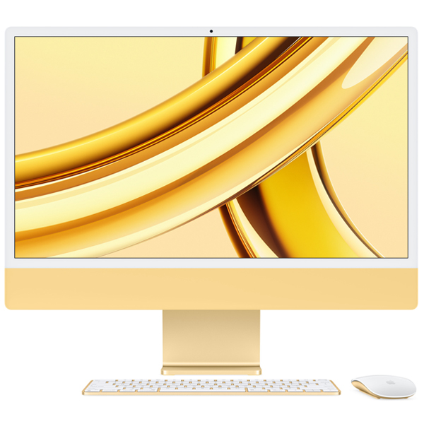 تصاویر آی مک 24 اینچ M3 زرد MQRL3 سال 2023، تصاویر iMac 24 inch M3 Yellow MQRL3 10-Core GPU 256GB 2023