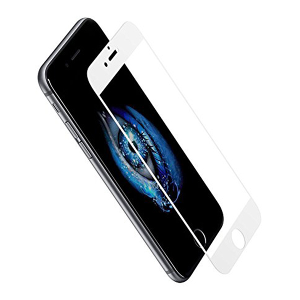 عکس محافظ ضد ضربه صفحه نمایش آیفون 8، عکس iPhone 8 Full Cover Tempered Glass