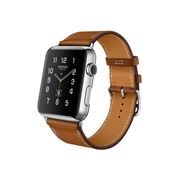 ویدیو ساعت اپل هرمس تک دور 42 میلیمتر بدنه استیل و بند چرمی فاو بارنیا، ویدیو Apple Watch Hermes Single Tour 42mm Brown Fauve Barenia Leather Band