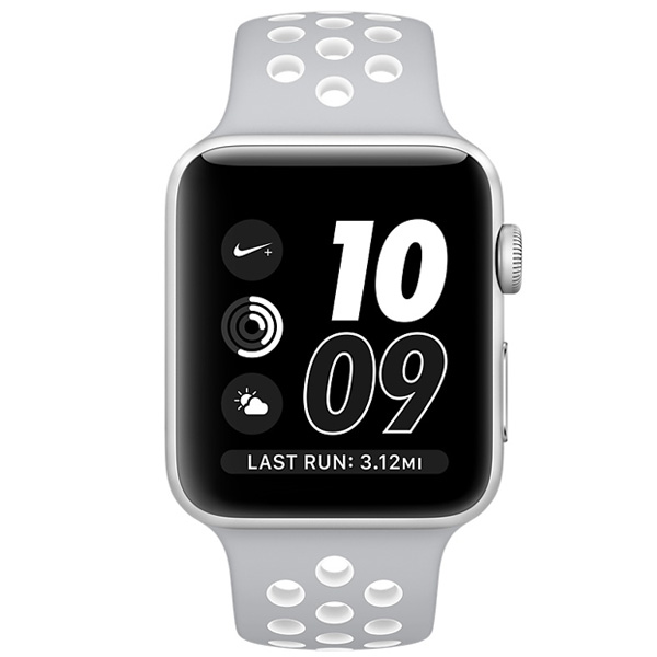 آلبوم ساعت اپل سری 2 نایکی پلاس Apple Watch Series 2 Nike+ Silver Aluminum Case with Flat Silver/White Nike Sport Band 38mm، آلبوم ساعت اپل سری 2 نایکی پلاس بدنه آلومینیوم نقره ای بند اسپرت نایکی نقره ای 38 میلیمتر