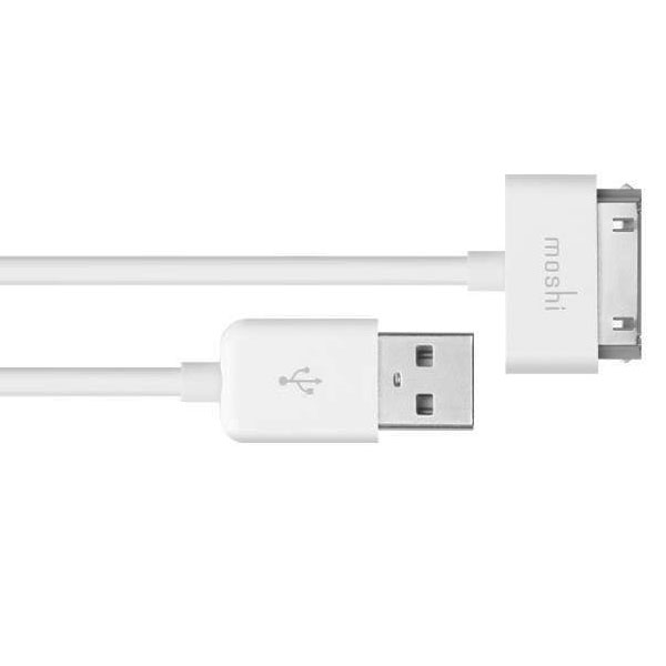 عکس Moshi USB to 30 Pin Cable 1m، عکس کابل موشی تبدیل یو اس بی به 30 پین 1m