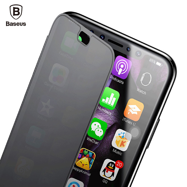 عکس قاب لمسی بیسوس دارای محافظ صفحه مناسب برای آیفون X و XS، عکس Baseus Flip Touchable Case For iPhone X Tempered Glass Cover