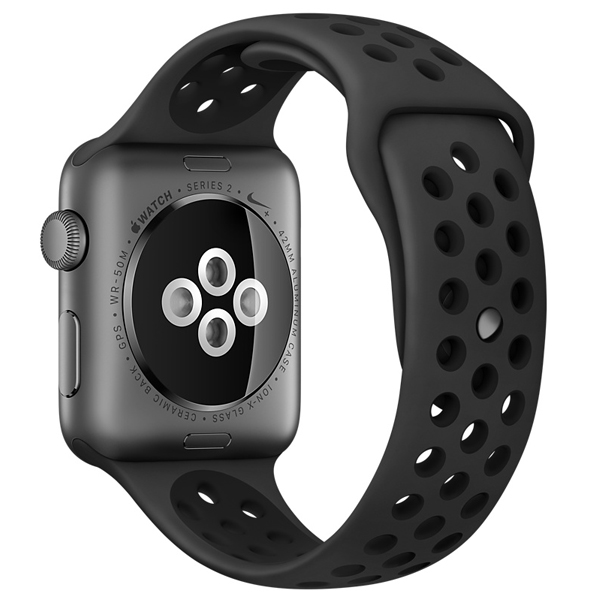 آلبوم ساعت اپل سری 2 نایکی پلاس Apple Watch Series 2 Nike+ Space Gray Aluminum Case Anthracite/Black Nike Sport Band 42mm، آلبوم ساعت اپل سری 2 نایکی پلاس بدنه آلومینیوم خاکستری بند اسپرت نایکی زغالی 42 میلیمتر