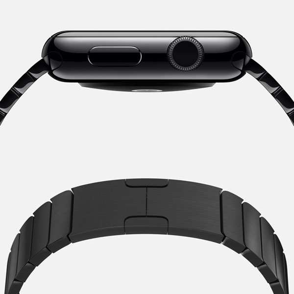 گالری ساعت اپل Apple Watch Watch Black Steel Case Black Link Bracelet Band 42mm، گالری ساعت اپل بدنه استیل مشکی بند دستبندی مشکی 42 میلیمتر