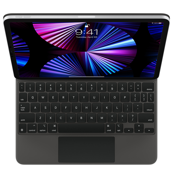 گالری مجیک کیبورد مشکی برای آیپد پرو 11 اینچ 2021 و آیپد ایر 4، گالری Magic Keyboard for iPad Pro 11-inch 2021 and iPad Air 4 Black