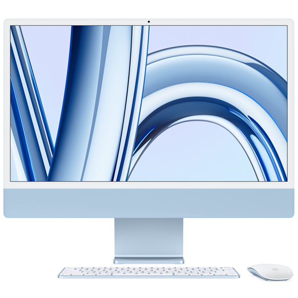 تصاویر آی مک 24 اینچ M3 آبی MQRQ3 سال 2023، تصاویر iMac 24 inch M3 Blue MQRQ3 10-Core GPU 256GB 2023