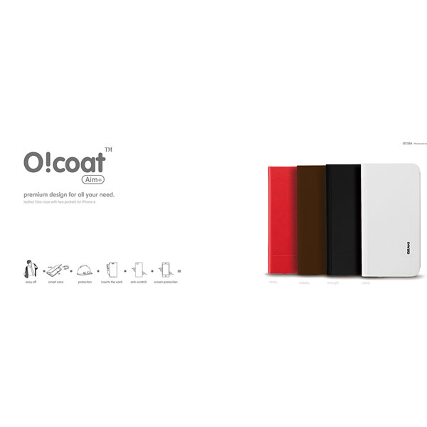 آلبوم Ozaki Cover Flip OC564 For iPhone 6/6s، آلبوم کیف کلاسوری اوزاکی مدل فلیپ مناسب برای آیفون 6/6S