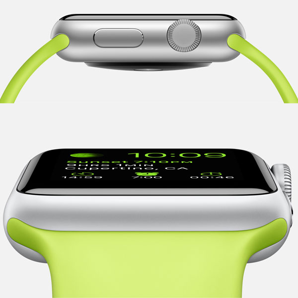 ویدیو ساعت اپل Apple Watch Watch Silver Aluminum Case Green Sport Band 42mm، ویدیو ساعت اپل بدنه آلومینیوم نقره ای بند اسپرت سبز 42 میلیمتر