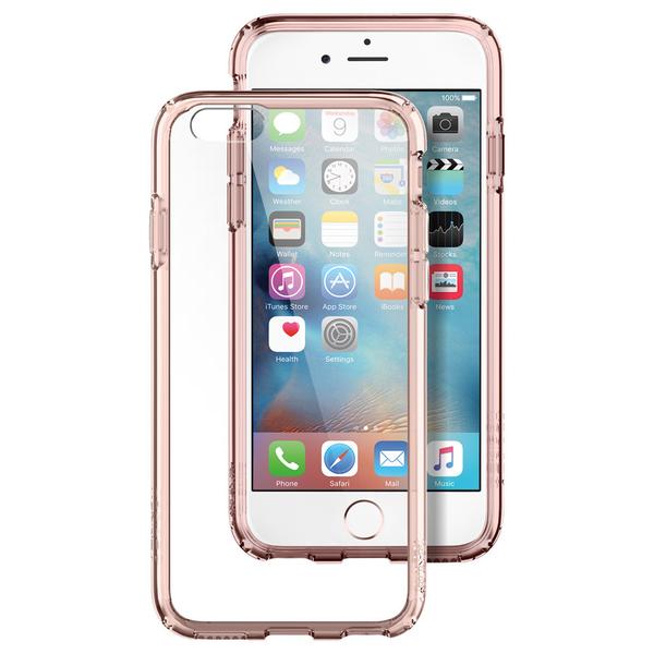 آلبوم iPhone 6s/6 Case Spigen Ultra hybrid Rose gold، آلبوم قاب اسپیگن مدل Ultra hybrid رز گلد مناسب برای آیفون 6 و 6 اس