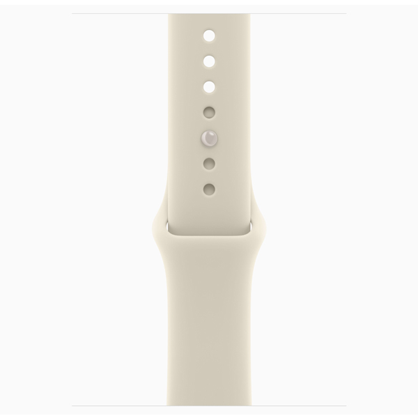 آلبوم ساعت اپل سری 12 بدنه سرامیک سفید و بند اسپرت شنی 42 میلیمتر، آلبوم Apple Watch Series 12 Pearl White Ceramic Case with Sand Sport Band 42mm