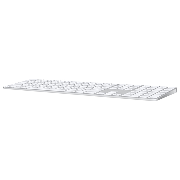گالری مجیک کیبورد نامریک با تاچ آیدی رنگ سفید، گالری Magic Keyboard with Touch ID and Numeric Keypad USB-C White MXK73